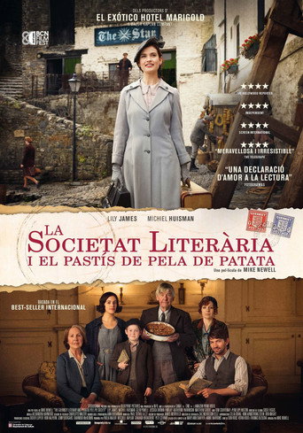Cartell de La societat literària i el pastís de pela de patata